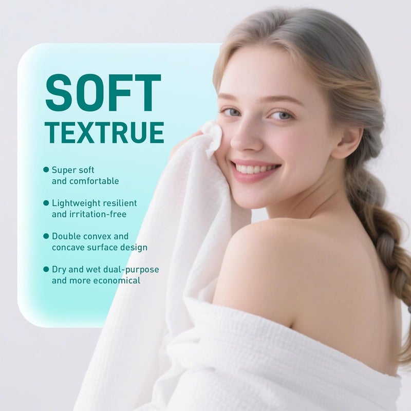 Ditoi Disposable Bath Towels,Extra Large Beach Towels 30"X60", Camping Towels for Travel Hotel, Soft Quick Dry Shower Tissue for Body,Gym Sports,Beach (XL,20 Count) - Image 2